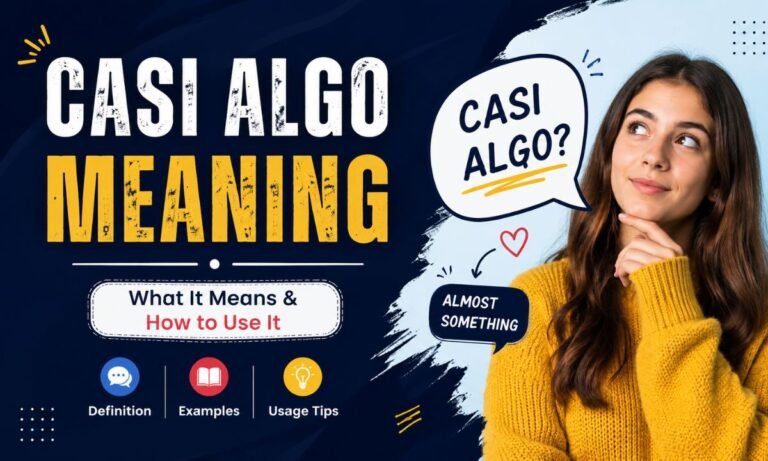 Casi Algo Meaning