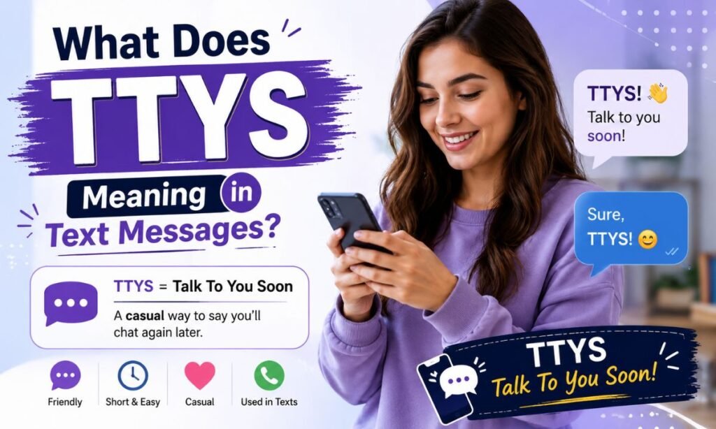What Does TTYS Meaning in Text Messages?