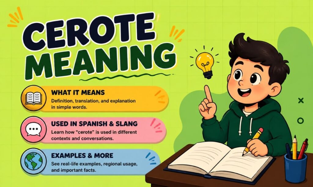 Cerote Meaning What Does “Cerote” Mean in Spanish, Texting & Slang