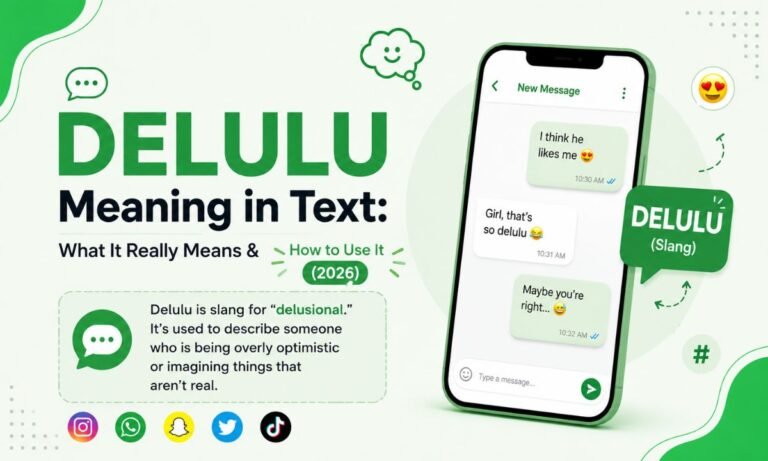 Delulu Meaning in Text What It Really Means & How to Use It (2026)