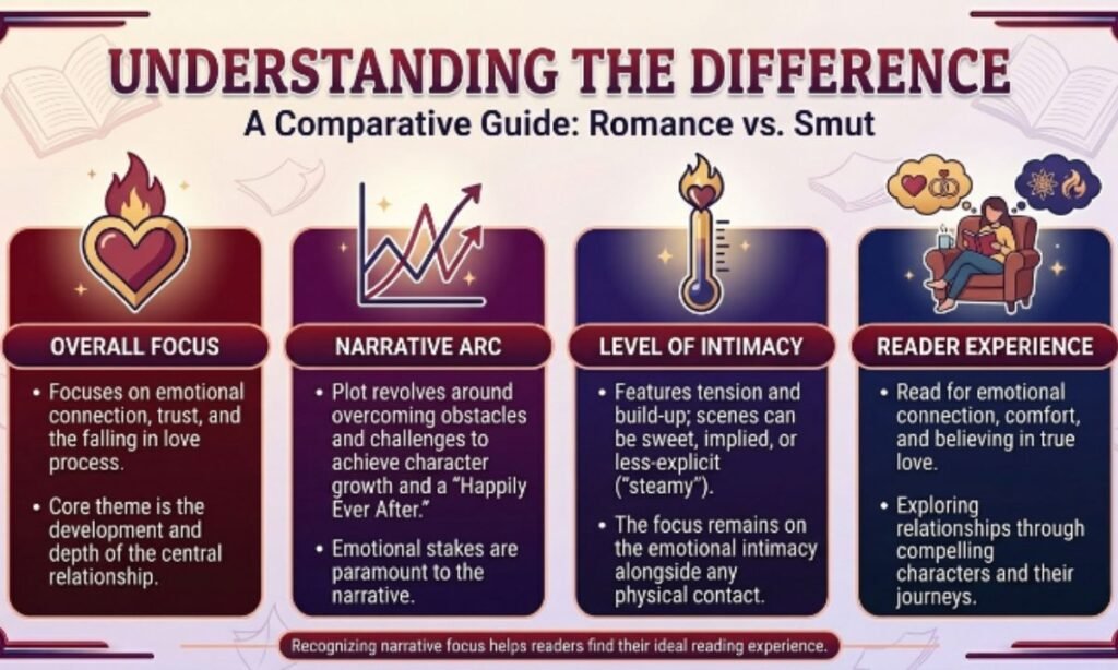 Difference Between Smut and Romance