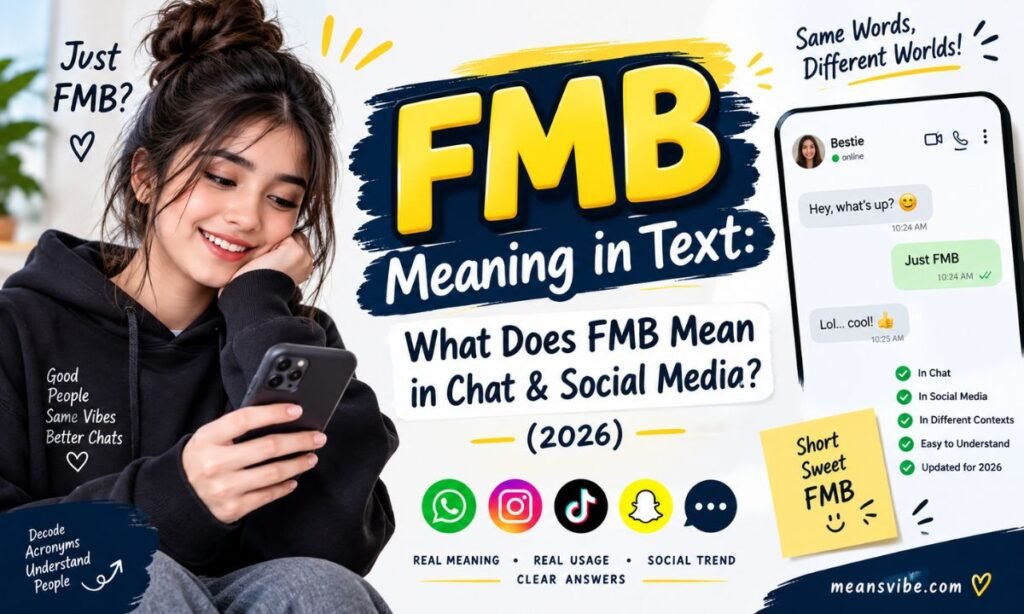 FMB Meaning in Text: What Does FMB Mean in Chat & Social Media? (2026)