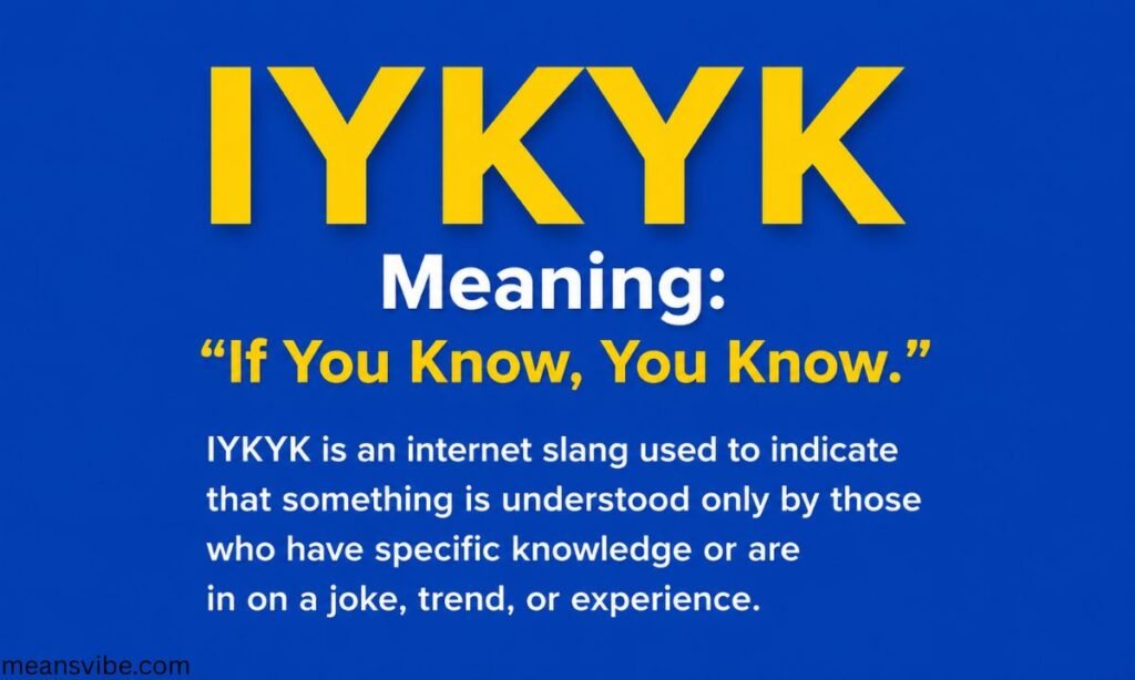_IYKYK Meaning What Does IYKYK Mean in Text & Slang