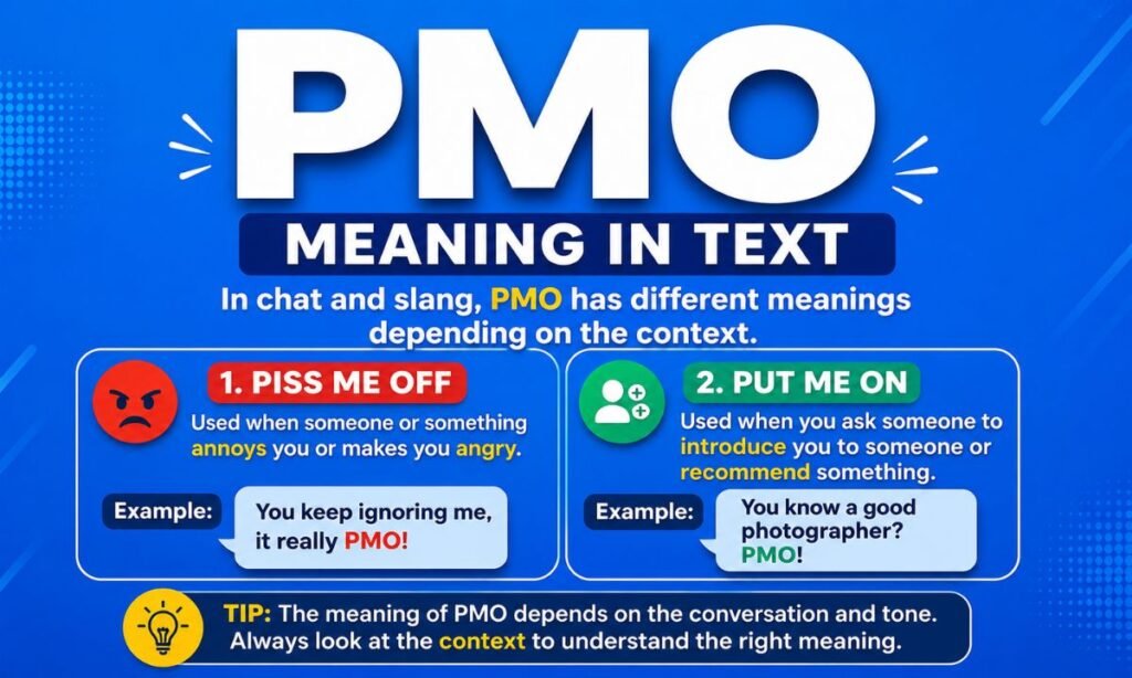 PMO Meaning in Text What Does PMO Mean in Chat & Slang