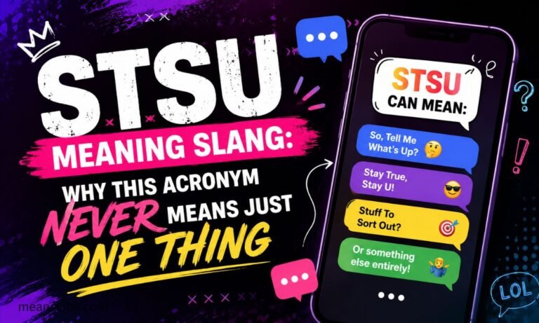 STSU Meaning Slang Why This Acronym Never Means Just One Thing