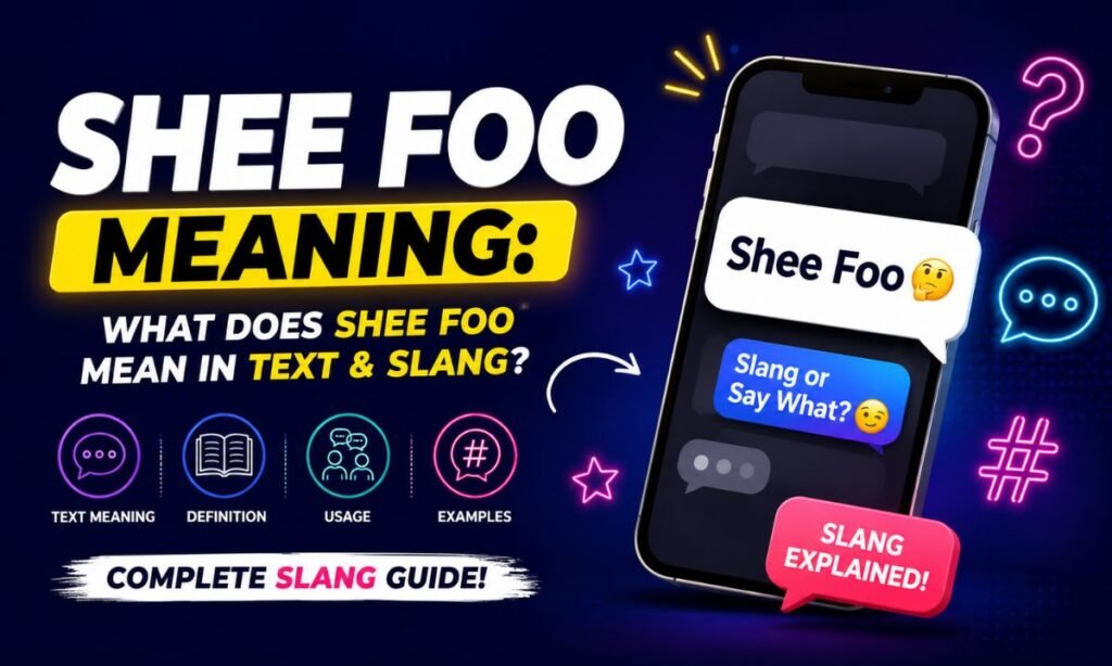 Shee Foo Meaning: What Does Shee Foo Mean in Text & Slang?