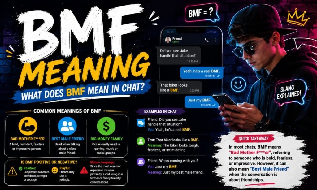 What Does BMF Mean in Chat?