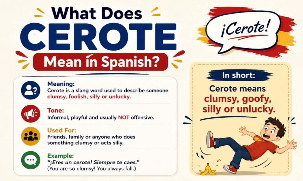 What Does Cerote Mean in Spanish?