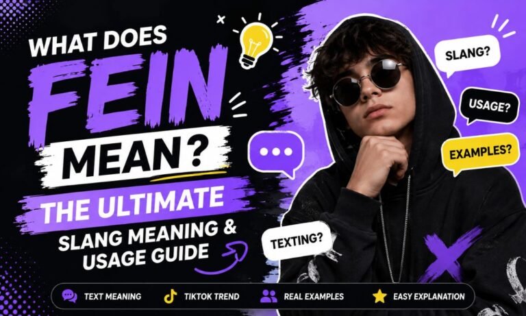 What Does FEIN Mean The Ultimate Slang Meaning & Usage Guide