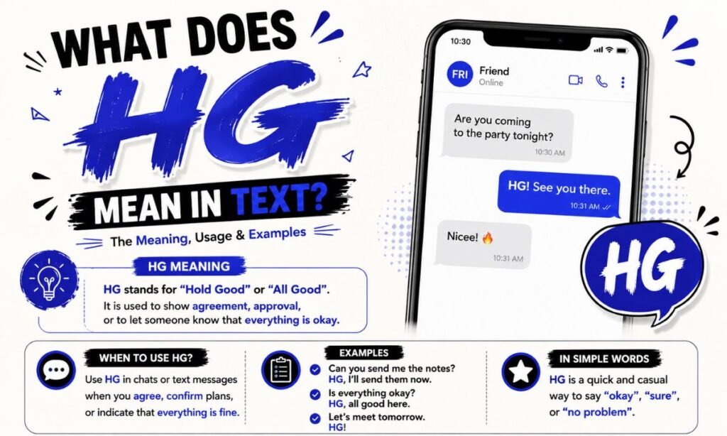 What Does HG Mean in Text?