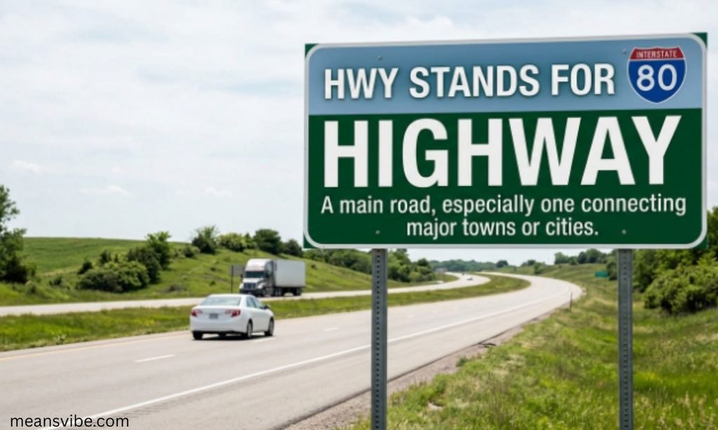 What Does HWY Stand For?