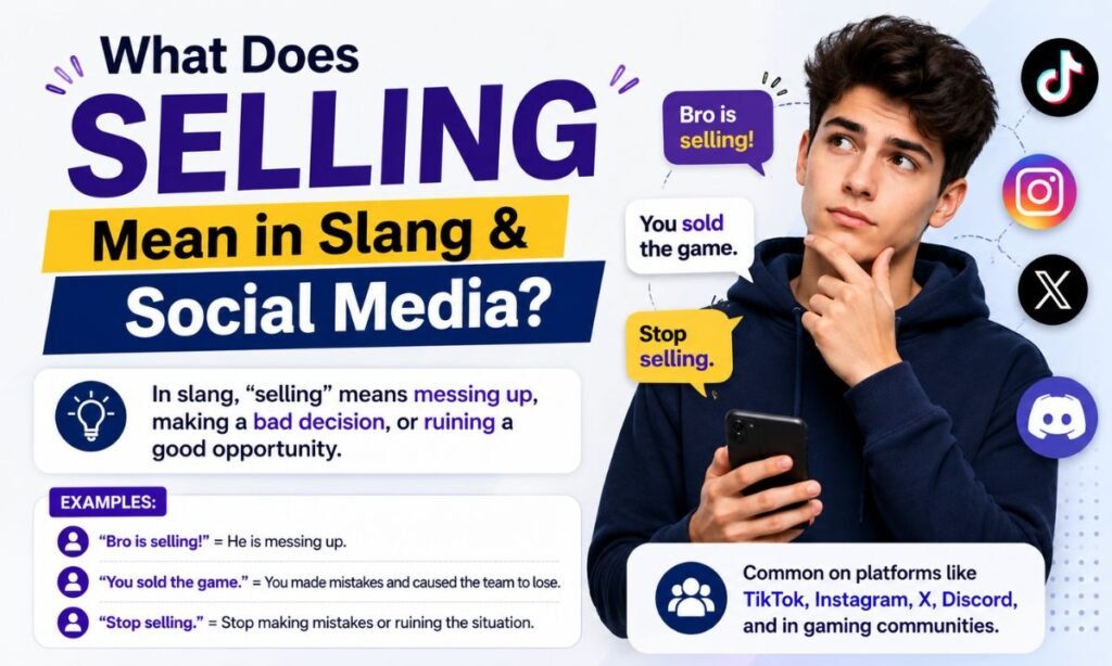 What Does Selling Mean in Slang & Social Media
