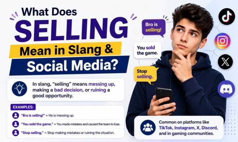 What Does Selling Mean in Slang & Social Media