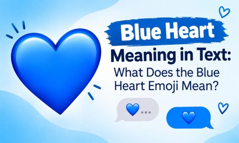 Blue Heart Meaning in Text What Does the Blue Heart Emoji Mean