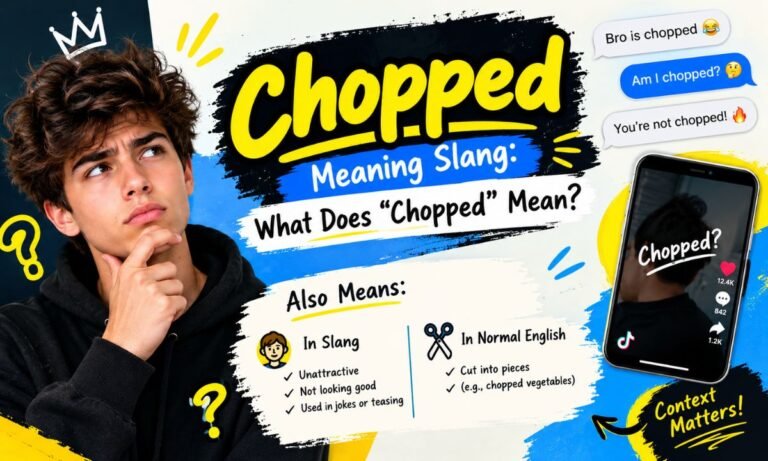 Chopped Meaning Slang What Does “Chopped” Mean