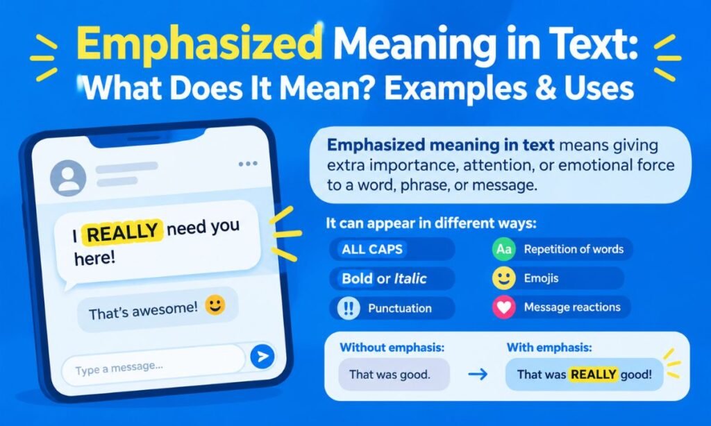 Emphasized Meaning in Text What Does It Mean Examples & Us