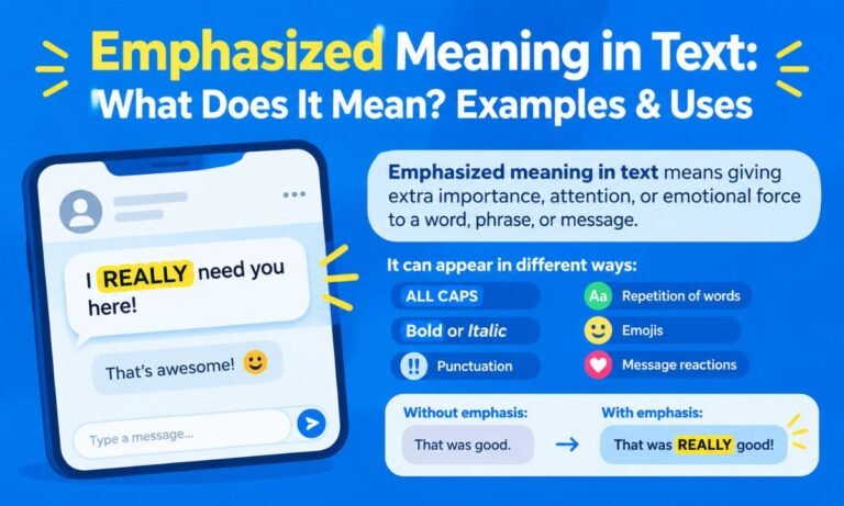 Emphasized Meaning in Text What Does It Mean Examples & Us