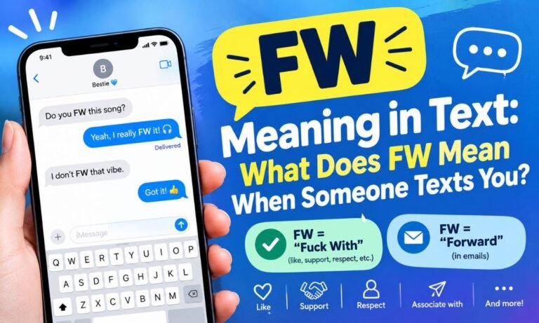 FW Meaning in Text What Does FW Mean When Someone Texts You