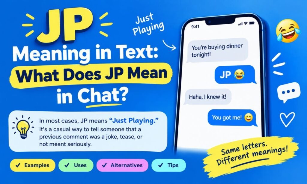 JP Meaning in Text What Does JP Mean in Chat