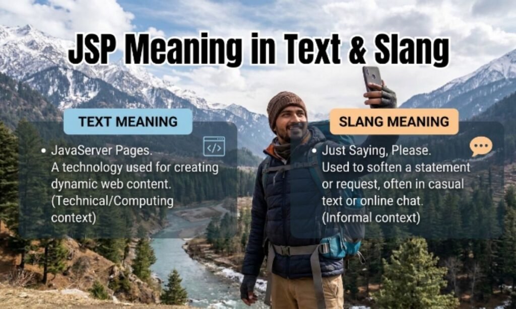 JSP Meaning in Text & Slang What Does JSP Mean