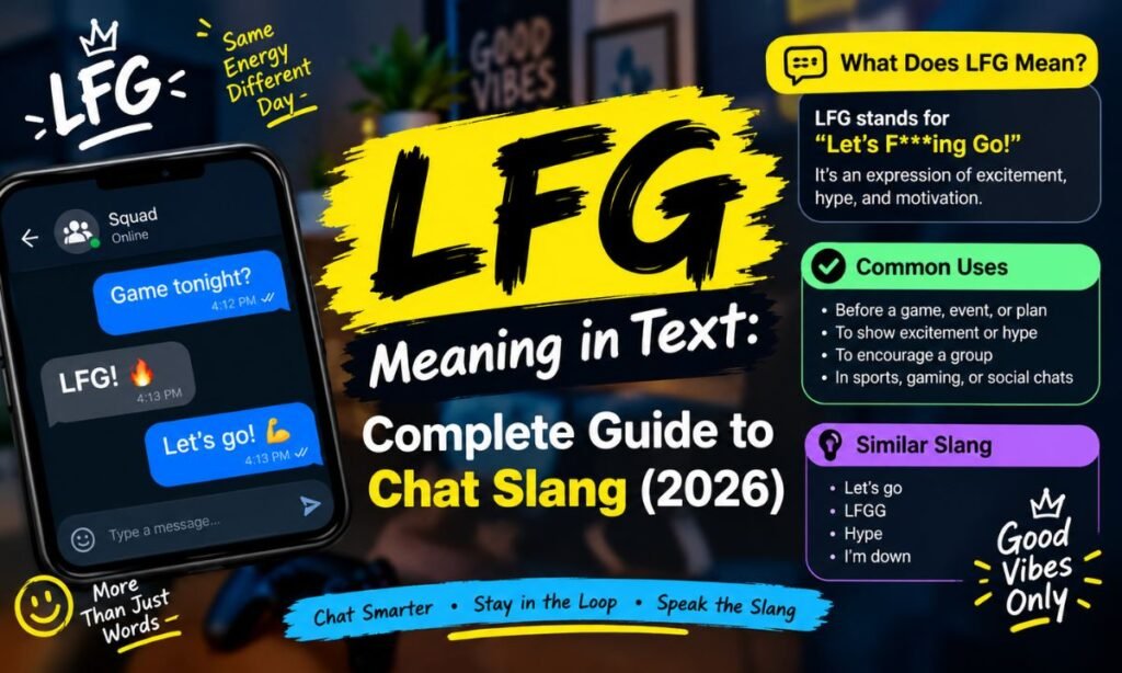 LFG Meaning in Text Complete Guide to Chat Slang (2026)