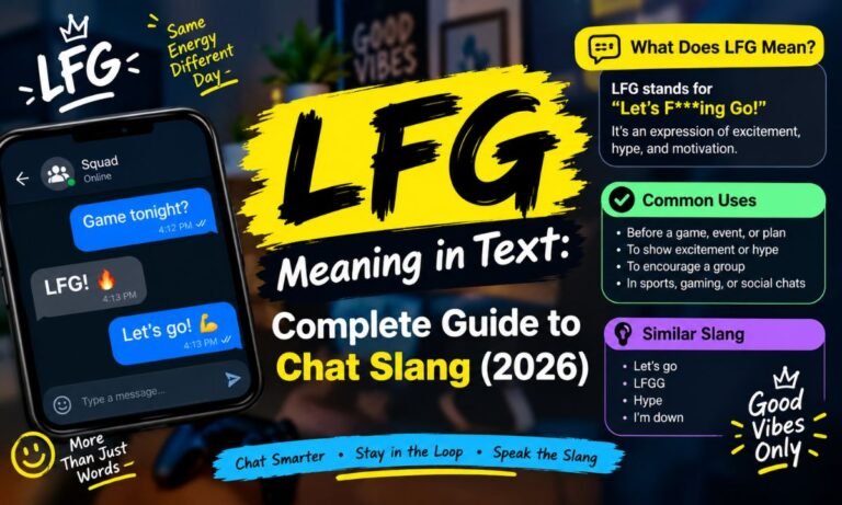 LFG Meaning in Text Complete Guide to Chat Slang (2026)