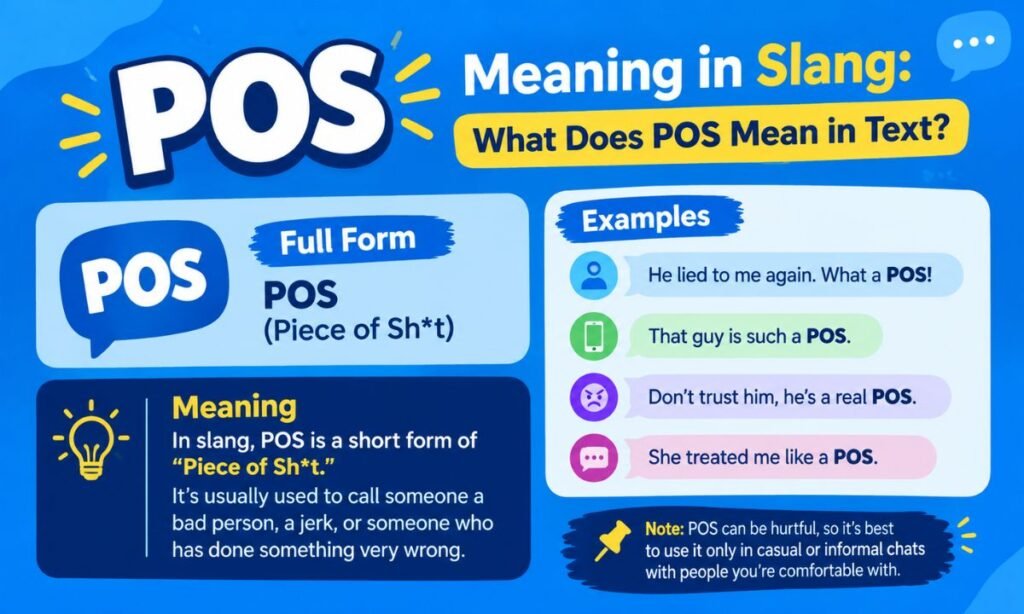 POS Meaning in Slang What Does POS Mean in Text