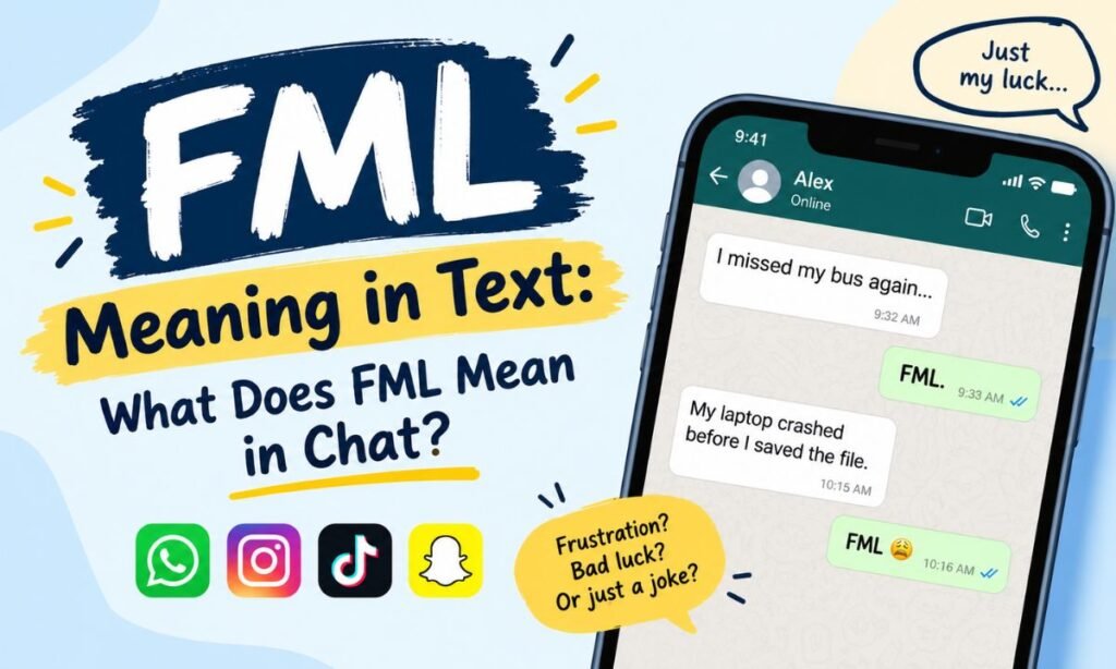 FML Meaning in Text What Does FML Mean in Chat